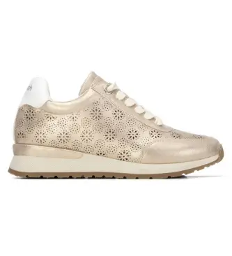 per donna 17513105-ORO Sneakers dorate 175131 (37), Basso, Stringhe, Nessuno, Casual Pelle