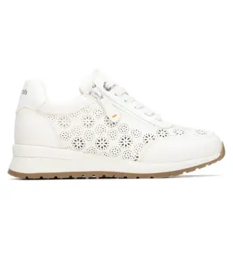 per donna 17513107-BLANCO Sneakers 175131 bianche (37), Bianco, Basso, Cerniera, Casual Pelle