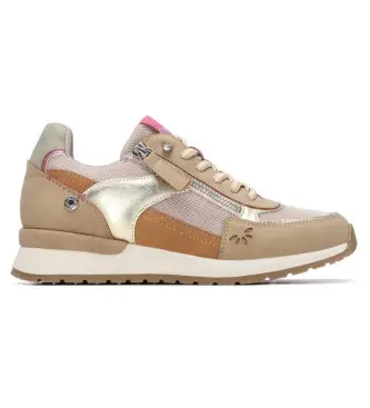 per donna 17513202-BEIGE Sneakers 175132 marrone (37), Basso, Cerniera, Casual