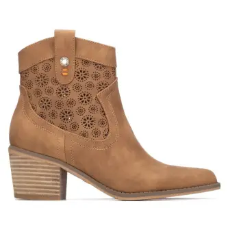 per donna 17515001-CAMEL Stivali 175150 marrone (37), 3 a 5cm, Cerniera, Casual