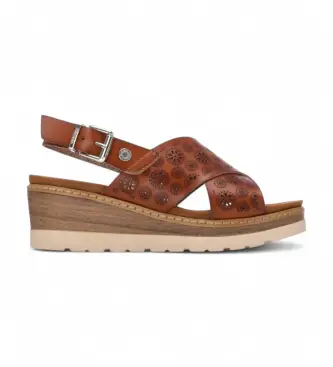 per donna 17516301-CAMEL Sandali 175163 marrone (37), 5 a 8cm, Fibbia, Casual