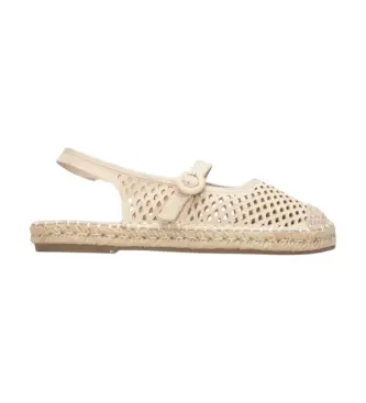 per donna 17522603-BEIGE Sandali beige 175226 (37), Basso, Fibbia, Casual