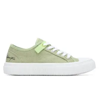per donna 17523203-VERDE Sneakers 175232 verde (37), Tessuto, Basso, Stringhe, Casual