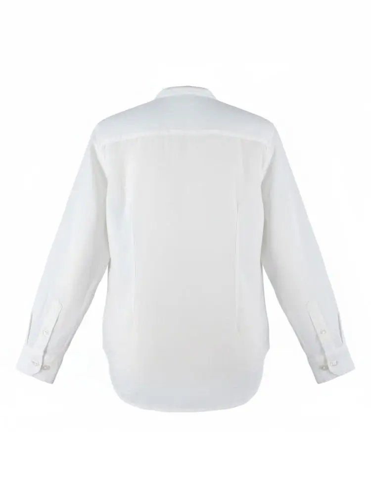 camicia bianca bambino mini logo miniatura 2