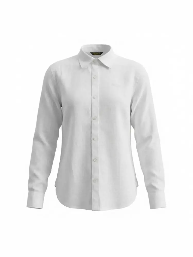 camicia bianca bambino mini logo