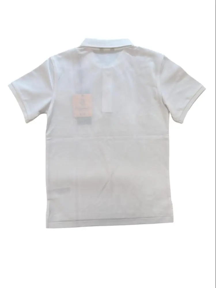 polo bianca bambino mini logo miniatura 2