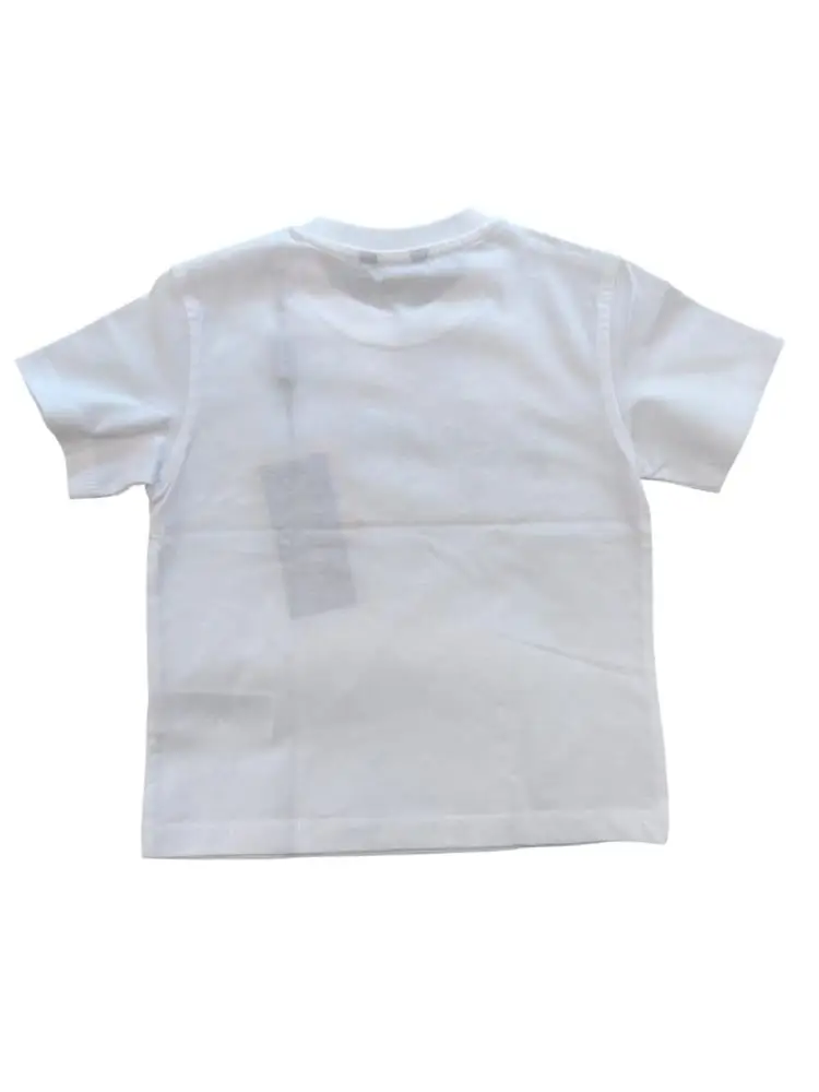 tshirt bianca bambino maxi logo miniatura 2