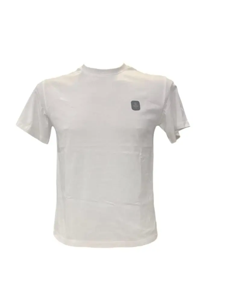 tshirt bianca bambino mini logo