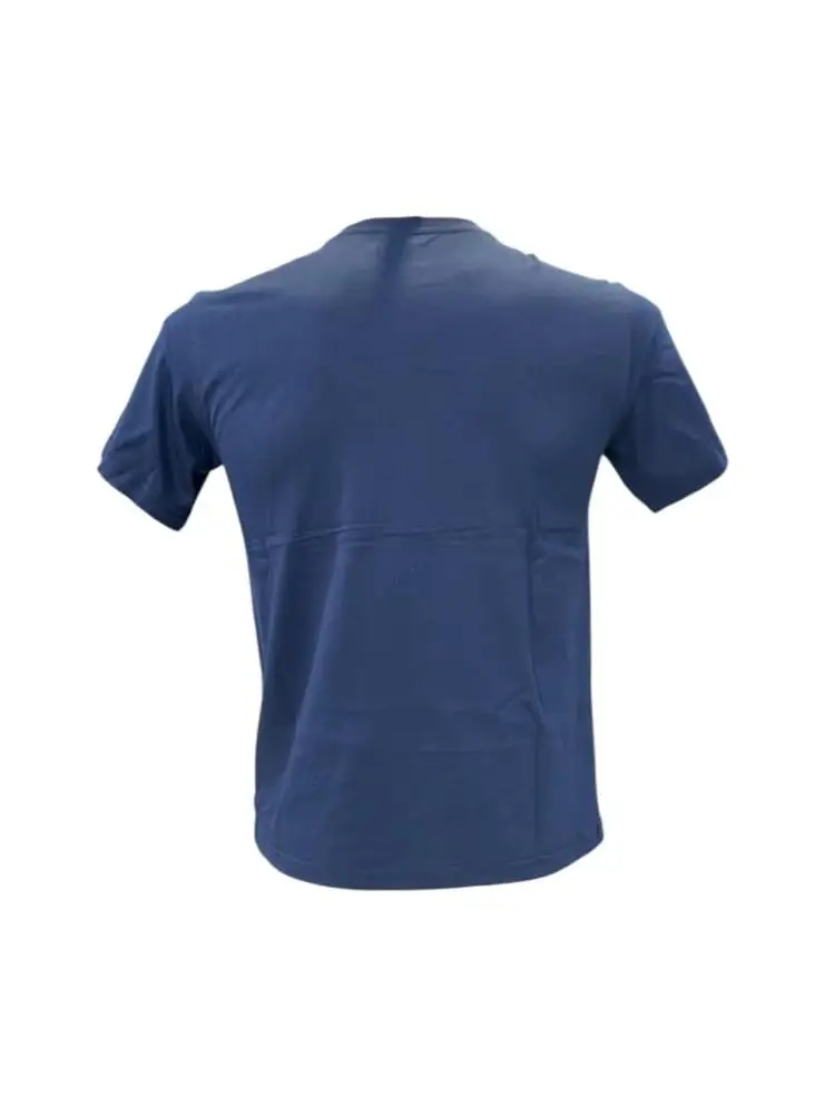 tshirt blu navy bambino mini logo miniatura 2