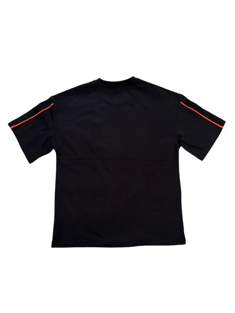 tshirt nera bambino maxi logo miniatura 2