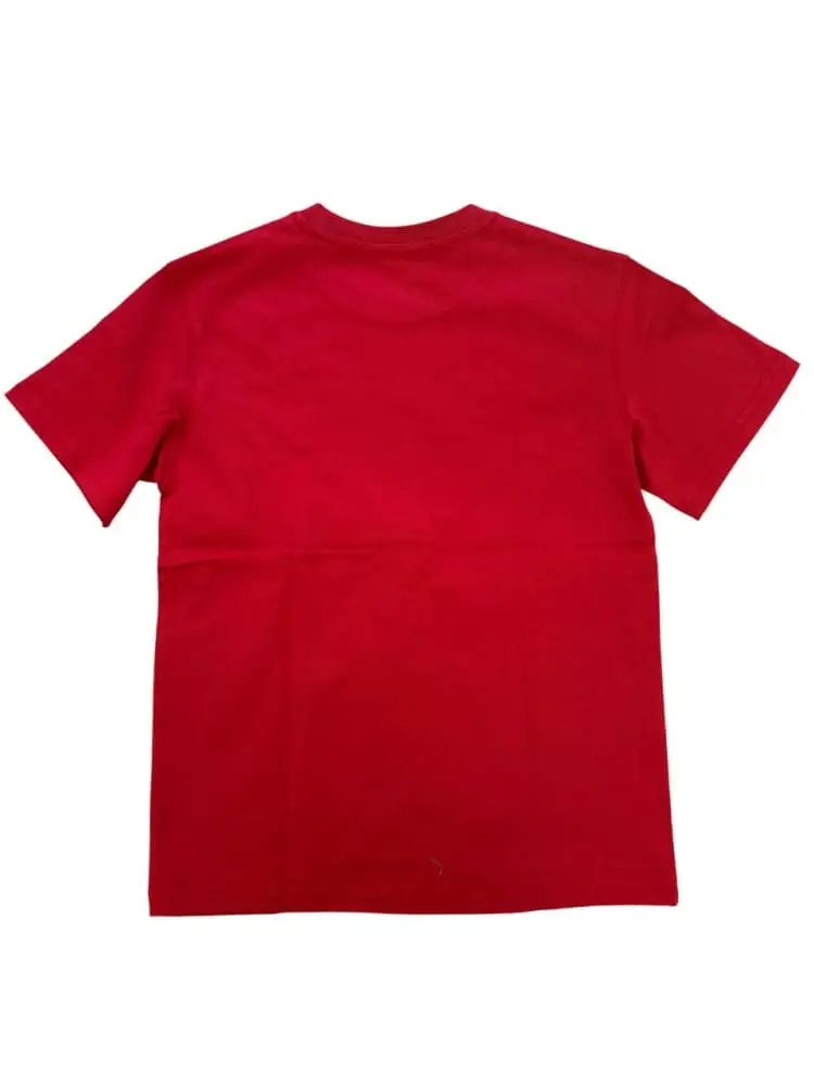 tshirt rossa bambino mini logo miniatura 2