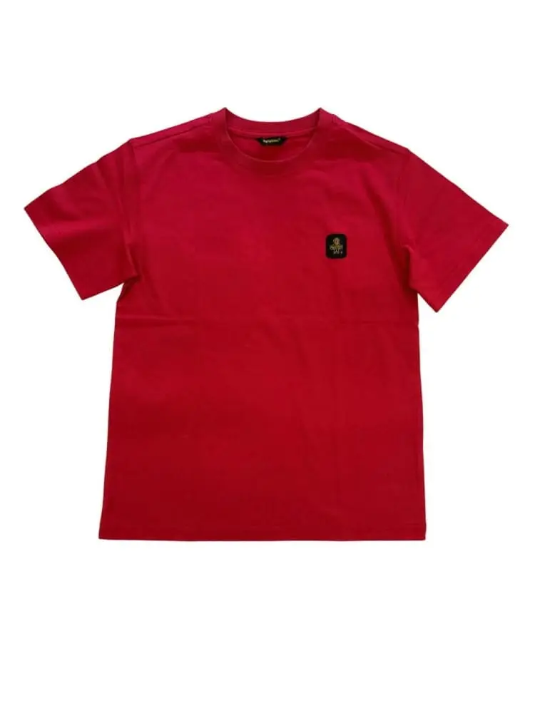 tshirt rossa bambino mini logo