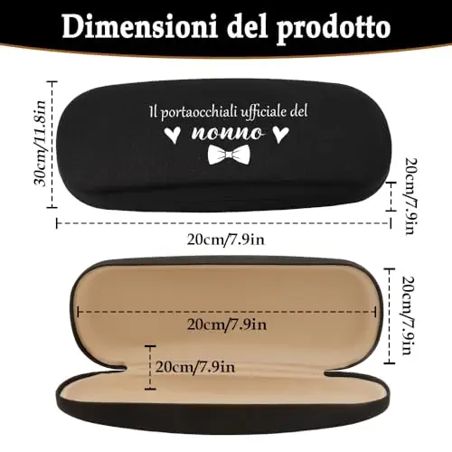 Regalo Festa Dei Nonni, Festa Dei Nonni Idee Regalo Regali Nonno Regalo Per Nonno Compleanno Custodia Occhiali Il miniatura 2