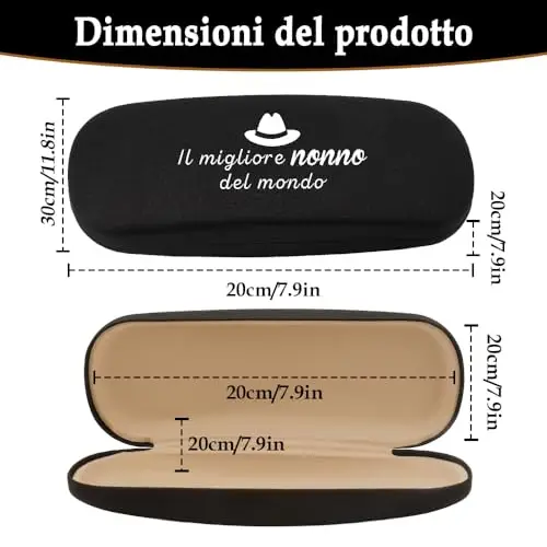 Regalo Festa Dei Nonni Idee Regalo Ai Nonni Regalo Nonno Compleanno Regalo Nonni Festa Porta Occhiali Regalo Per Nonno miniatura 2