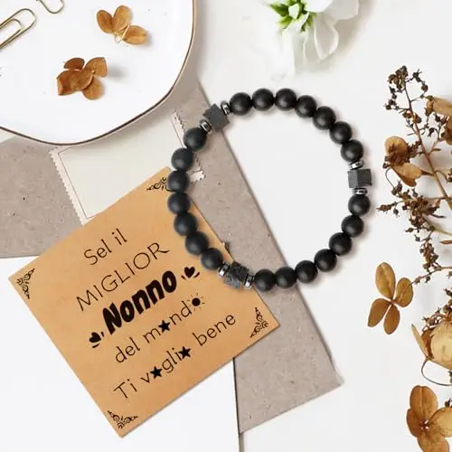 Regalo Festa Dei Nonni Idee Regalo Nonni, Regali Festa Dei Nonni, Regalo Nonno Natale, Regalo Nonni Natale, Bracciale miniatura 2
