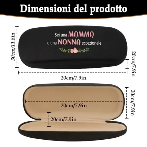 Regalo Festa Dei Nonni Regali Nonna Regalo Nonna Compleanno Da Nipoti, Custodia Occhiali Regalo Per Una Nonna Regalo miniatura 2