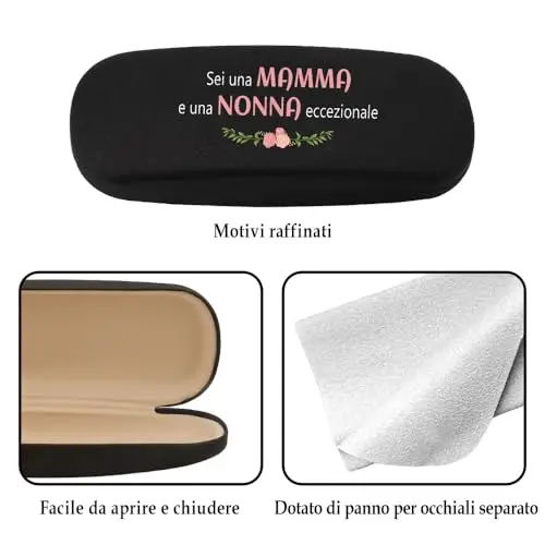 Regalo Festa Dei Nonni Regali Nonna Regalo Nonna Compleanno Da Nipoti, Custodia Occhiali Regalo Per Una Nonna Regalo miniatura 3