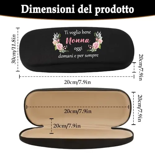 Regalo Festa Dei Nonni Regalo Nonni Festa Regalo Nonna, Regalo Nonna Compleanno Porta Occhiali Regalo Per Nonna Idee miniatura 2