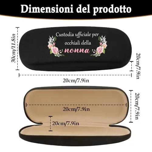 Regalo Festa Dei Nonni Regalo Per La Festa Dei Nonni Idee Regalo Nonna Regali Per Nonna Compleanno Custodia Occhiali miniatura 2