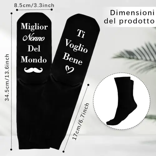 Regalo Nonno Compleanno Regali Festa Dei Nonni Calzini Nonno Regalo Per Nonno Compleanno Regalo Festa Dei Papà E Nonno miniatura 2