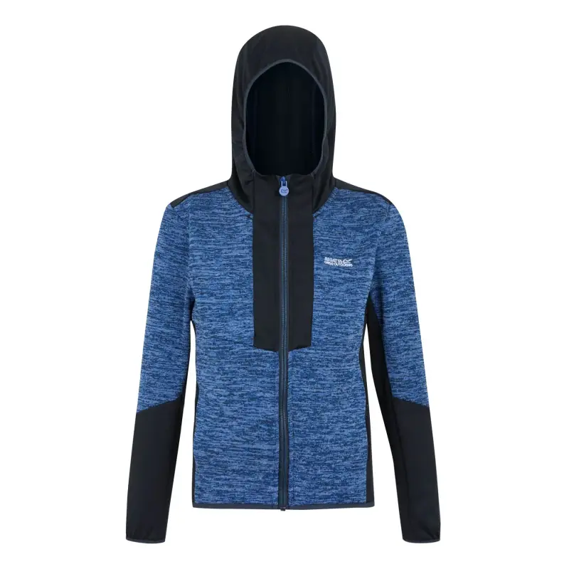 Felpa con cerniera a cappuccio per bambini Regatta Dissolver X