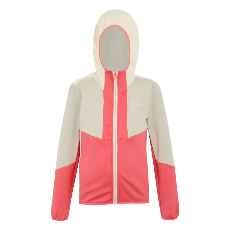 Felpa con cerniera a cappuccio per bambini Regatta Dissolver X