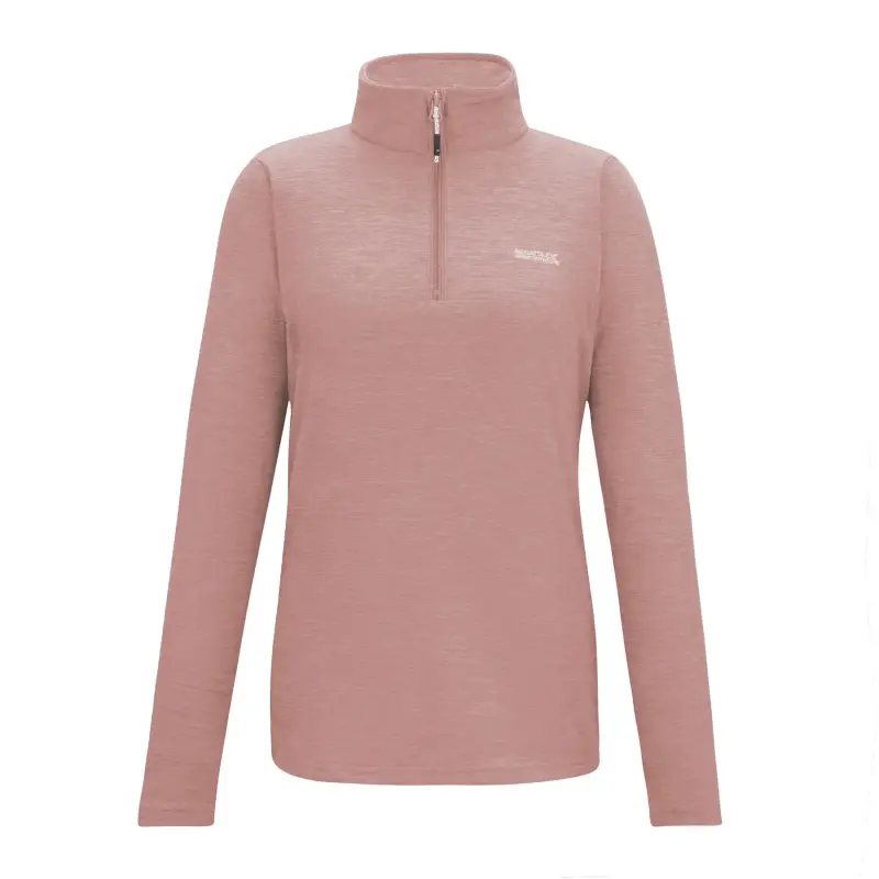 Pile donna con mezza zip Regatta Sweethart Marl