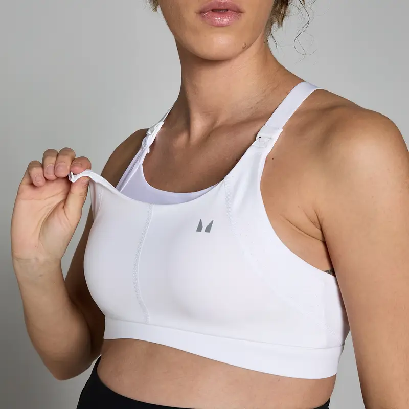 Reggiseno sportivo allattamento MP Maternity - Bianco - XS miniatura 3