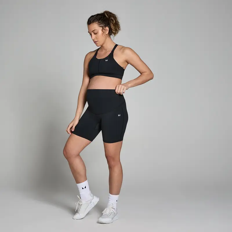 Reggiseno sportivo allattamento MP Maternity - Nero - XS miniatura 2