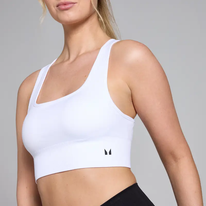 Reggiseno sportivo senza cuciture MP Shape - Bianco - XXS miniatura 3
