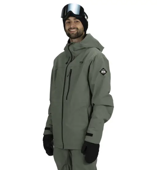 BRASKO-R M - giacca da sci - uomo Green