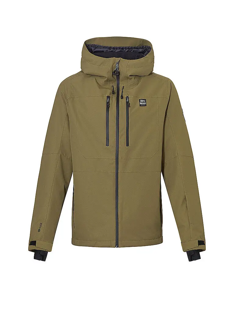 Giacca da snowboard da uomo ELGON-R oliva | L