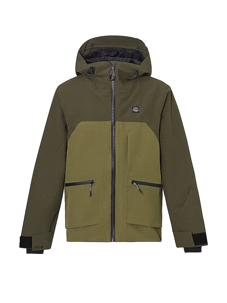 Giacca da snowboard da uomo TRUCK-R oliva | S