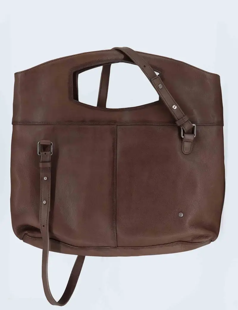 Borse urban family maxi in pelle taupe Donna RBS 9004 090