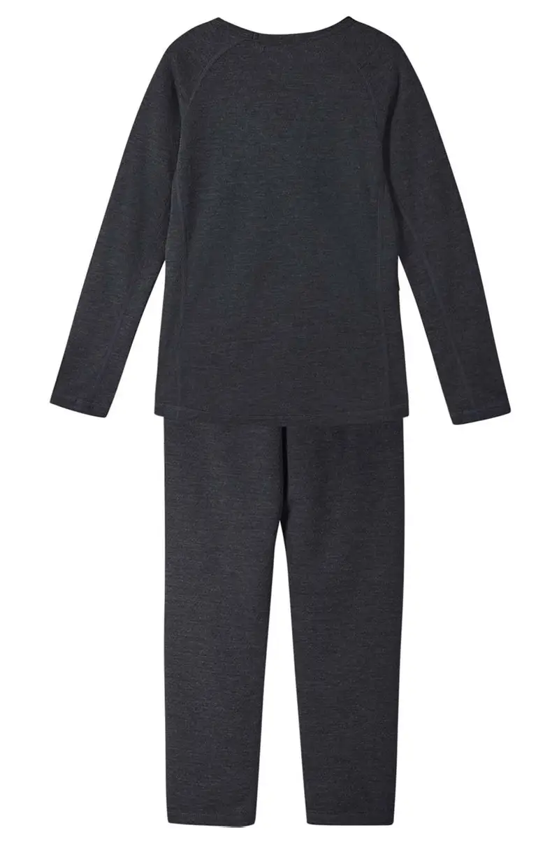 completo di biancheria intimia termoattiva Nero miniatura 2