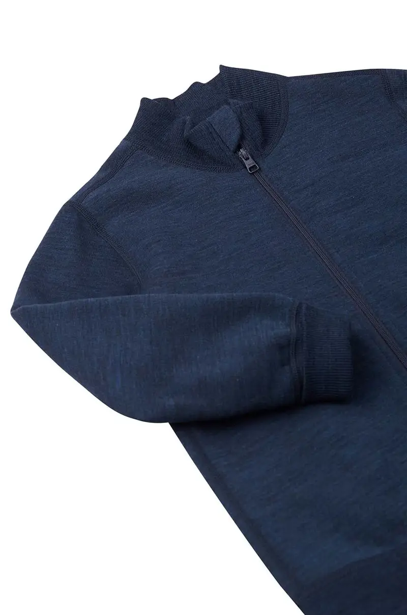 felpa funzionale bambino/a Mahin Blu navy miniatura 3