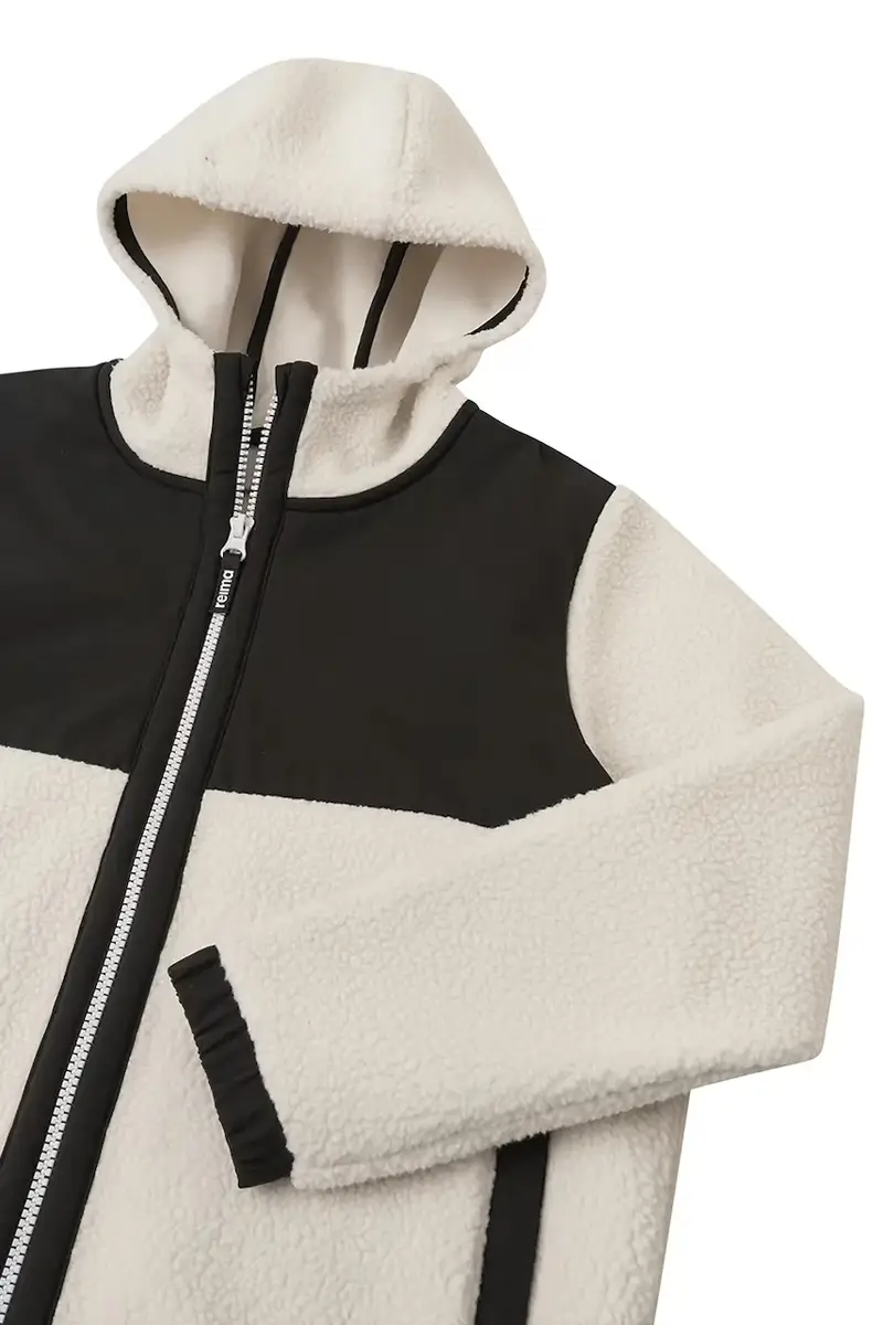 felpa in pile bambini Turbo colore beige con cappuccio 5200437A miniatura 5