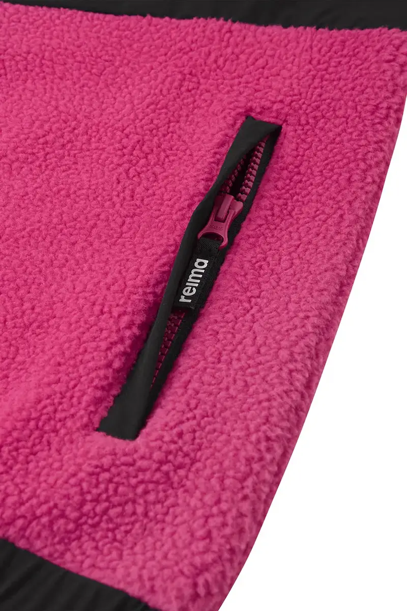 felpa in pile bambini Turbo colore rosa con cappuccio 5200437A miniatura 4