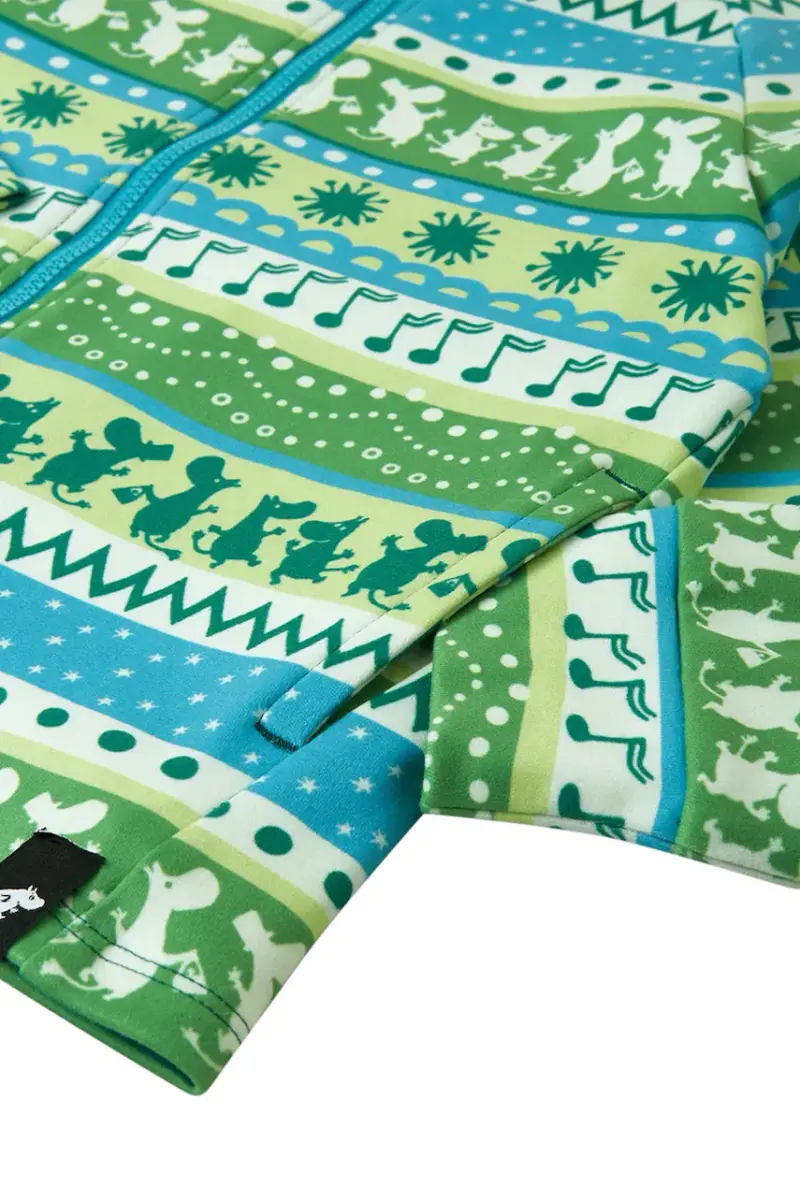 felpa per bambini Moomin Tarpeen colore verde 5200458A miniatura 4