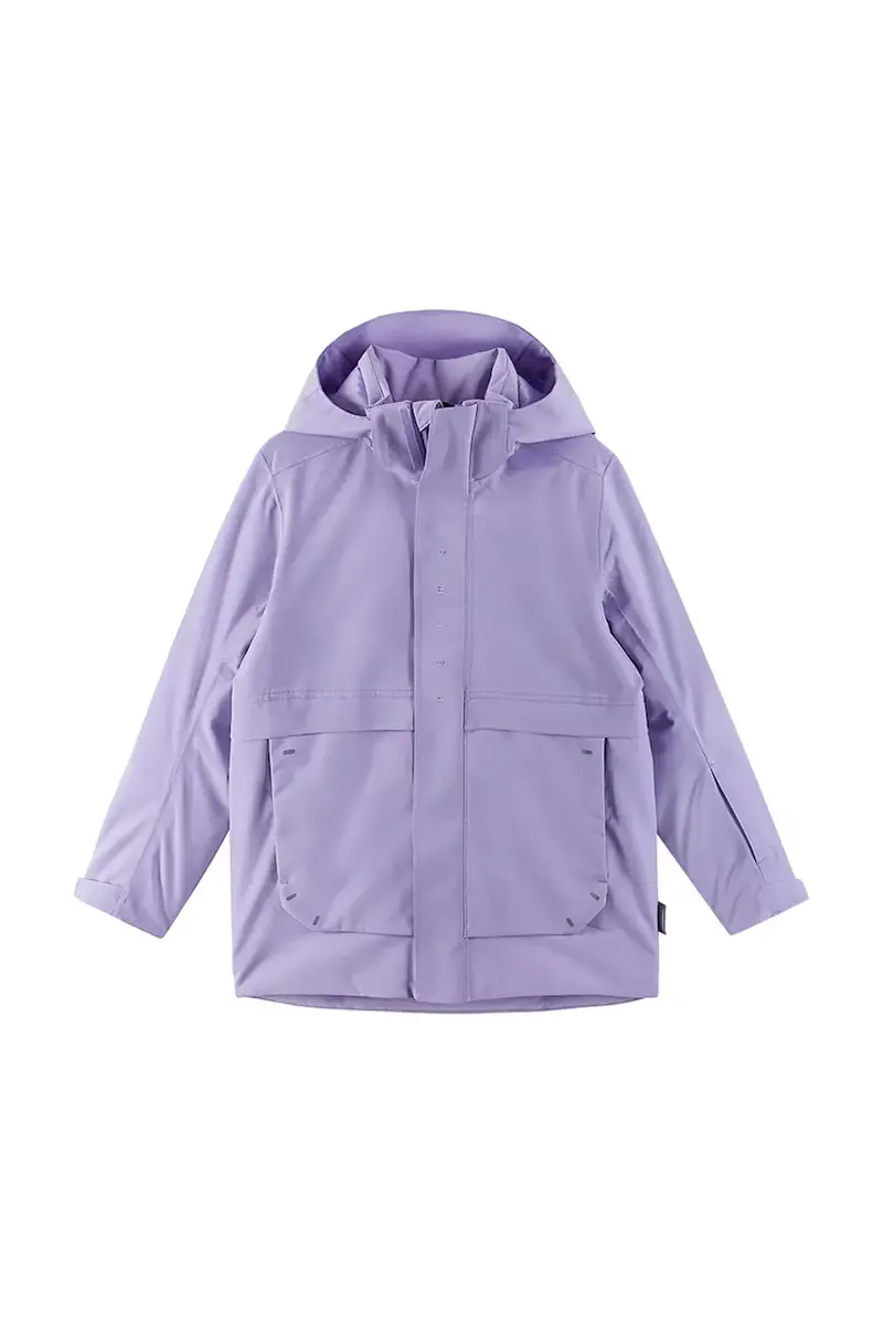 giacca per bambini Kaamanen colore violetto 5100381A miniatura 2