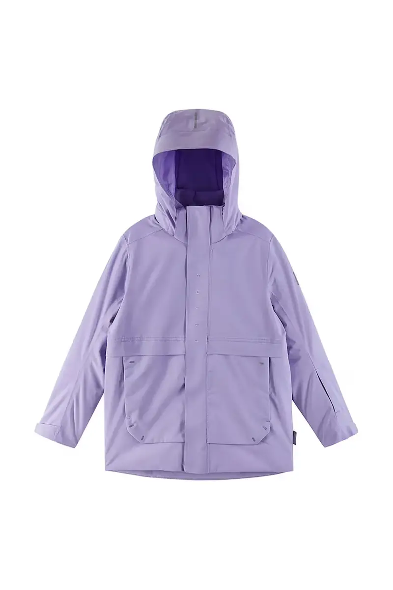 giacca per bambini Kaamanen colore violetto 5100381A miniatura 4