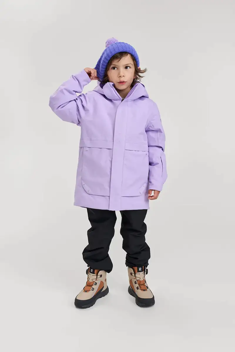 giacca per bambini Kaamanen colore violetto 5100381A