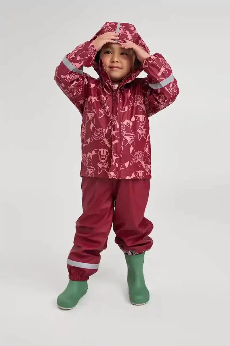 giacca per bambini Koski colore granata 5100024A