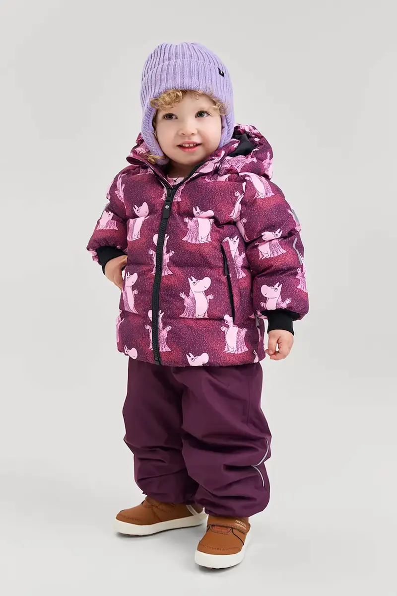 giacca per bambini Moomin Lykta colore granata 5100013B