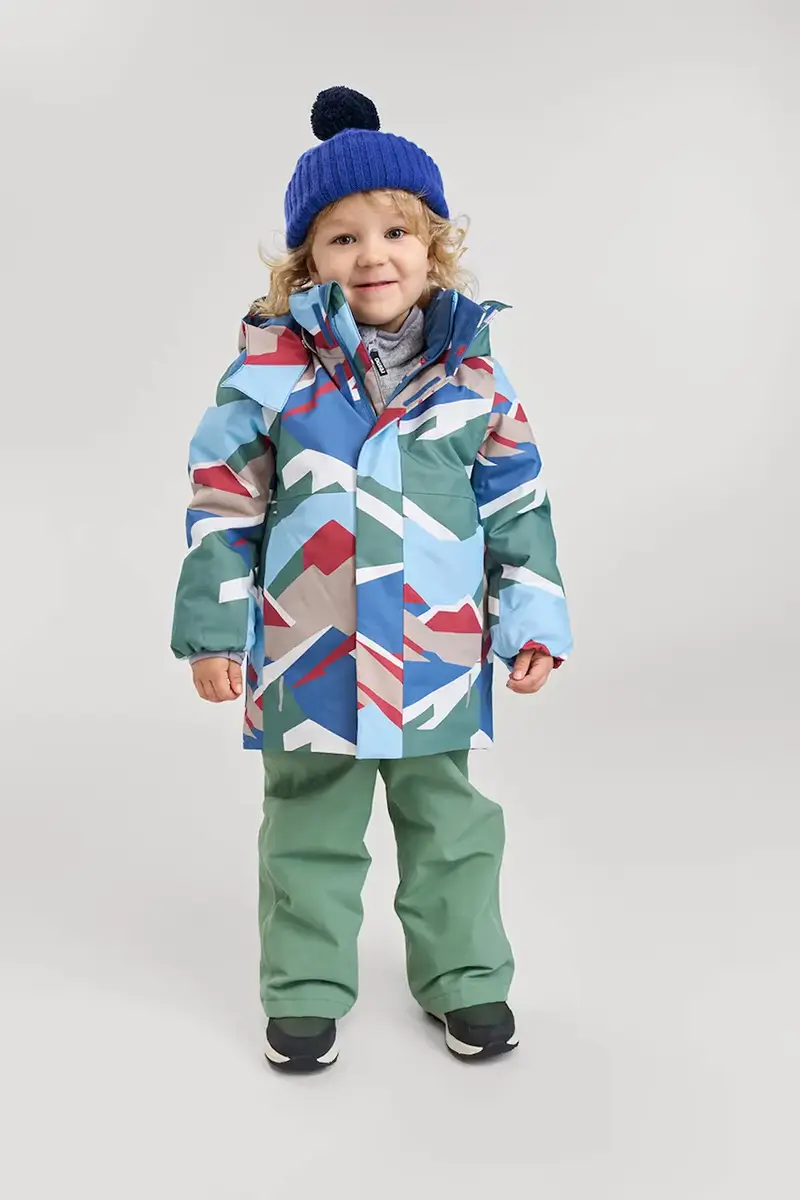 pantaloni per sport invernali bambino/a Loikin colore verde 5100412A