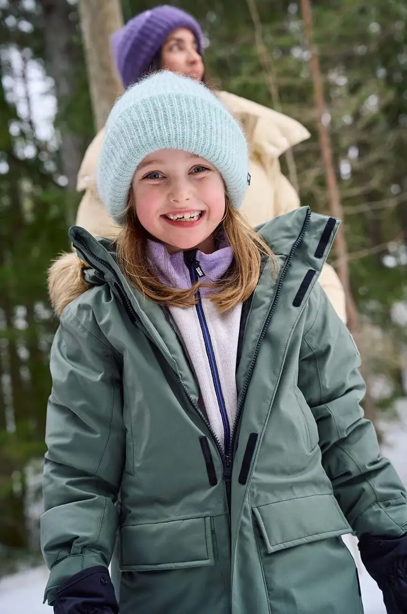 piumino bambini Serkkula colore verde 5100281A