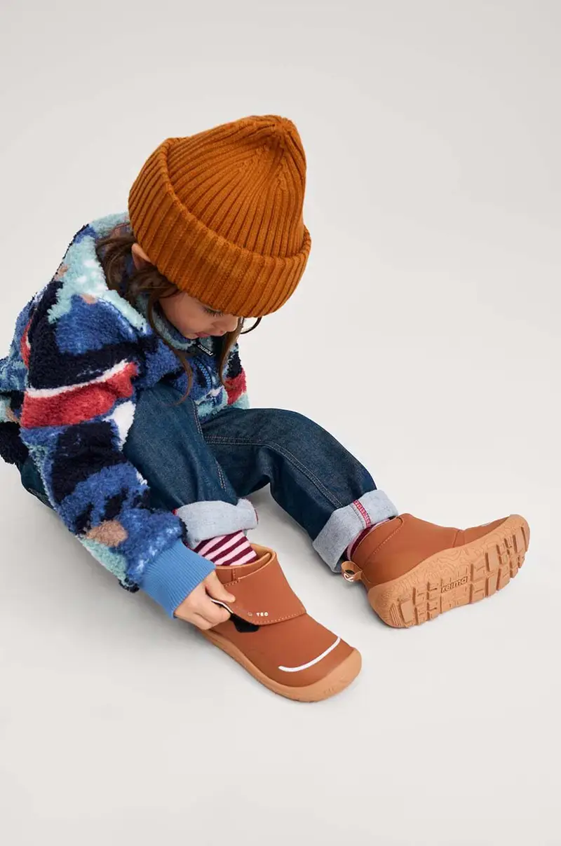 scarpe basse bambini Hyppii colore marrone 5400144A