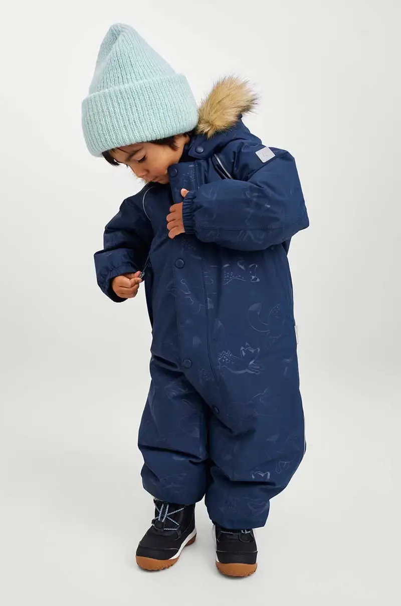 tuta in piuma neonato Aapua Blu navy