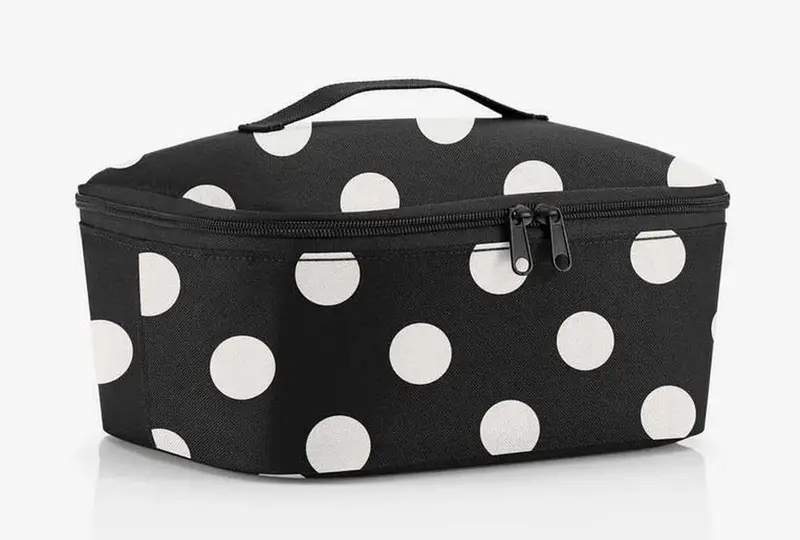 Borsa termica Reisenthel Coolerbag M Dots White