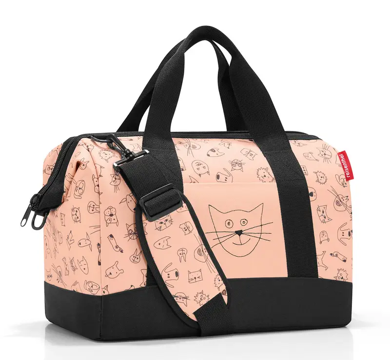 Borsone Reisenthel allrounder M Kids Cats and Dogs Rose